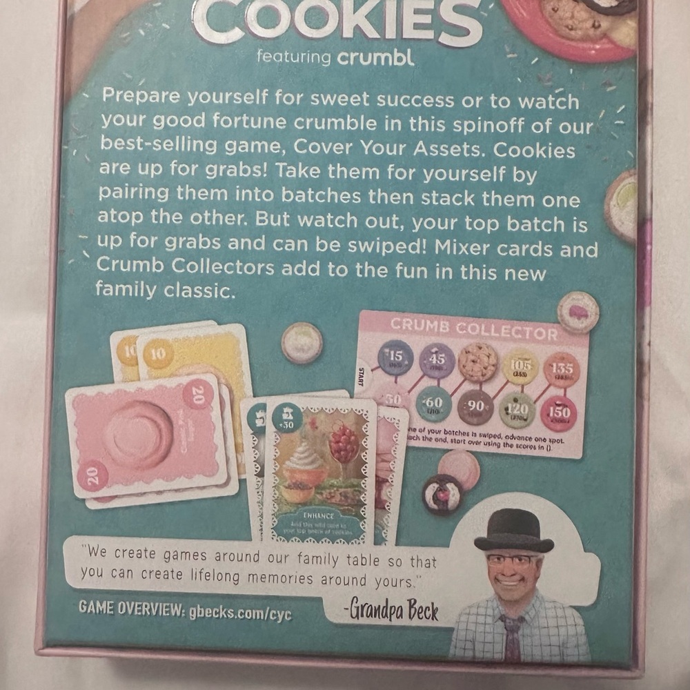 Cover Your Cookies Game by Grandpa Beck's & crumbl - Picture 2 of 4